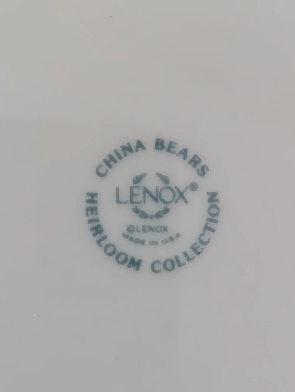 Vintage Lenox China Bears Heirloom Collection 3 Piece Set